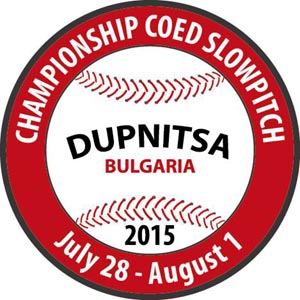 2015 European Slowpitch Championships Logo