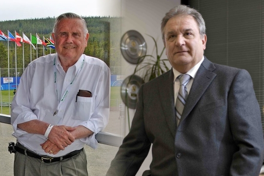 ISF President Don Porter and IBAF President Riccardo Fraccari
